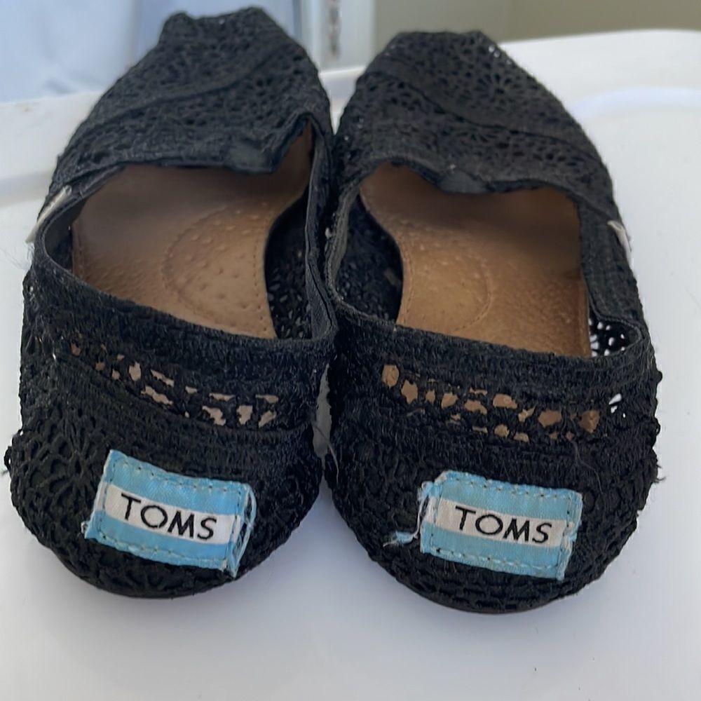 EUC! Toms Alpargata Moroccan Crochet - Size 6 - Picture 6 of 8